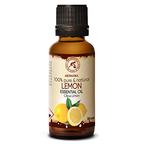 Aceite Esencial De Limón 30ml - Citrus Limon - Aromaterapia - En Su Casa - Aceites Esenciales - Aceite De Limón 100% Puro & Natural Para - El Cuidado Del Cuerpo - De Las Uñas - Relajación - Buen Humor