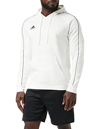 adidas Core18 Hoody Sudadera, Hombre, White, S