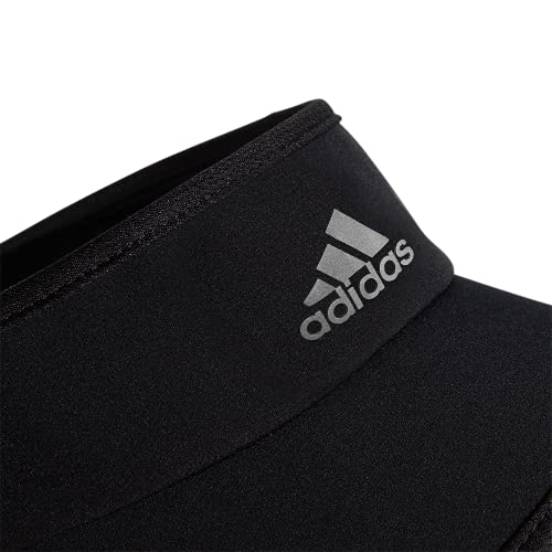 adidas Men's Superlite Performance Visor, Black/Silver Reflective, One Size