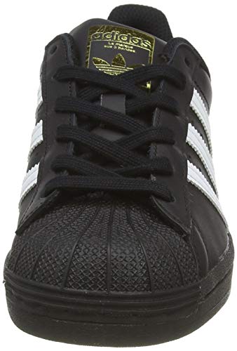 Adidas Originals Superstar J, Zapatillas de Básquetbol, Core Black/Footwear White/Core Black, 38 EU