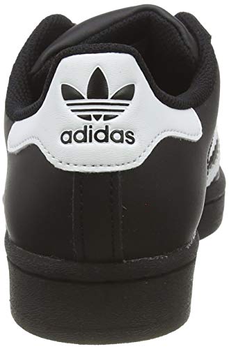 Adidas Originals Superstar J, Zapatillas de Básquetbol, Core Black/Footwear White/Core Black, 38 EU