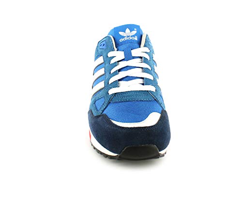 adidas Originals ZX750, Zapatillas de Estar por casa Hombre, Azul-Blau (BLUBIR/RUNWH), 43 1/3