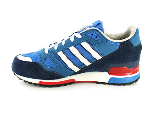 adidas Originals ZX750, Zapatillas de Estar por casa Hombre, Azul-Blau (BLUBIR/RUNWH), 43 1/3