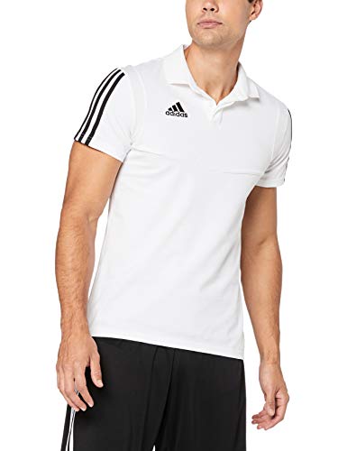 adidas Tiro 19 Polo, Hombre, Blanco (White/Black), S