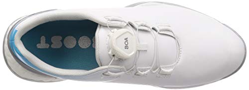 ADIDAS W Adipower 4GED Boa, Zapatillas de Golf Mujer, Blanco (Blanco/Azul Bb7843), 42 EU