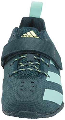 adidas Women's Adipower Weightlifting II Cross Trainer, Wild Teal/Mint/Hi-Res Yellow, 8