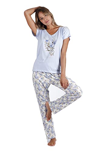 ADMAS Garden Pijama Manga Corta Best Wishes para Mujer