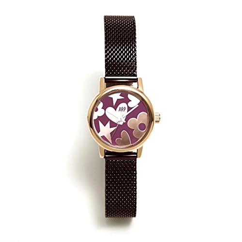 Agatha Ruiz de la Prada Reloj para Mujer Analógico Cuarzo japonés con Correa de Acero Inoxidable AGR290