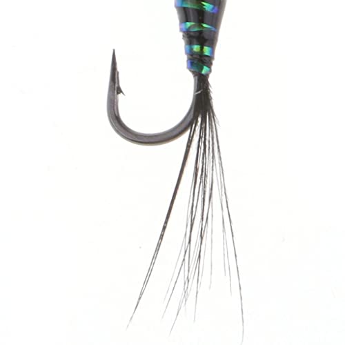 Amagogo 6 Piezas de Clasificación Dry/Nymph/Streamer Moscas de Pesca con Mosca Surtido de Moscas de Trucha