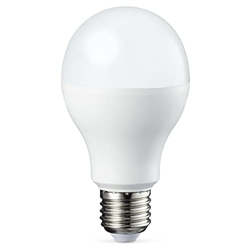 Amazon Basics - Bombilla LED E27 rosca Edison, de 14 W (equivalente a 100 W), blanco frío, no regulable, paquete de 2