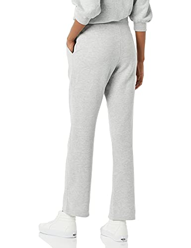 Amazon Essentials Women's Relaxed-Fit French Terry Fleece Sweatpant Pantalones, Gris Mezcla, XL