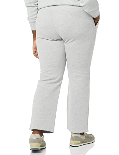 Amazon Essentials Women's Relaxed-Fit French Terry Fleece Sweatpant Pantalones, Gris Mezcla, XL