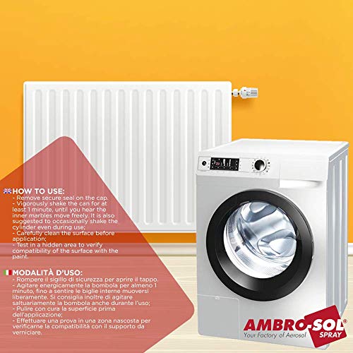 Ambro-Sol V400RAD.1 Pintura para Radiadores, Blanco Perla, 400 ml