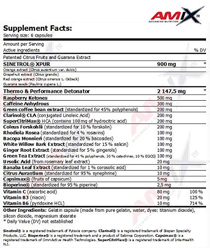 AMIX MUSCLECORE DETONATROL (90 CAPS)