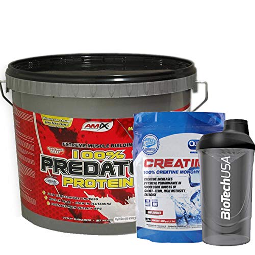 AMIX Predator Protein 4 KG Chocolate + Creatina + Batidor