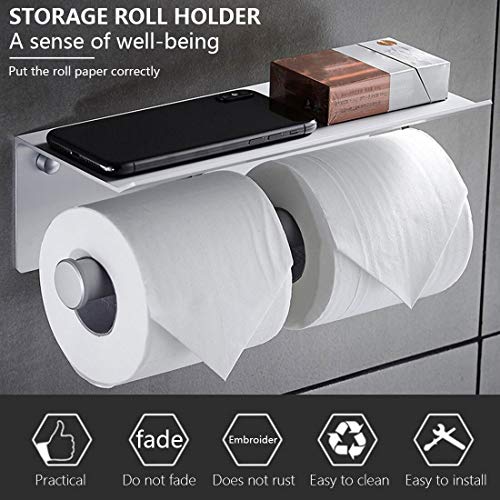 AMM-AY Cocina montada en la pared soporte de papel higiénico de papel soporte de toalla de papel con titular de rodillo con teléfono celular accesorios de baño AY-AMM ( Color : Black long rod )