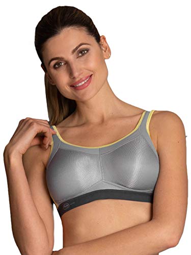 Anita Momentum Sujetador Deportivo, Opaco, Iconic Grey, 90D para Mujer