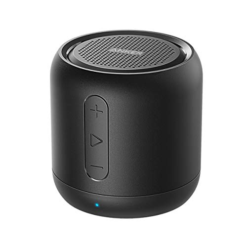 Anker Altavoz Bluetooth, Soundcore Mini, Super Altavoz portátil con 15 Horas de reproducción, Rango de 20 Metros Bluetooth, Bajos mejorados, Funciona con iPhone, iPad, Samsung, Nexus, HTC y más