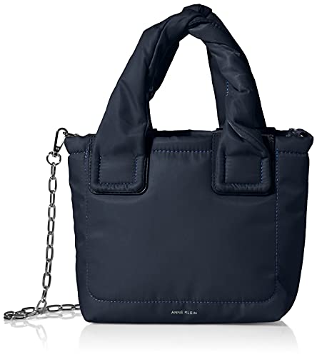 Anne Klein Mini Nylon Tote, Ink