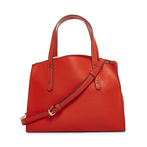 Anne Klein Triple Compartment Satchel, Bolso con Tres Compartimentos para Mujer, Sirena, Large