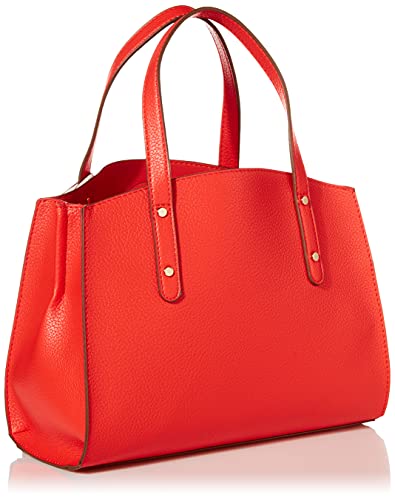 Anne Klein Triple Compartment Satchel, Bolso con Tres Compartimentos para Mujer, Sirena, Large