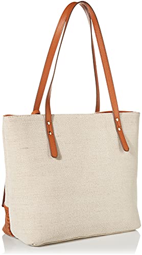 Anne Klein Triple Comprtment Tote, Bolsa Perforada para Mujer, marrón, Einheitsgröße