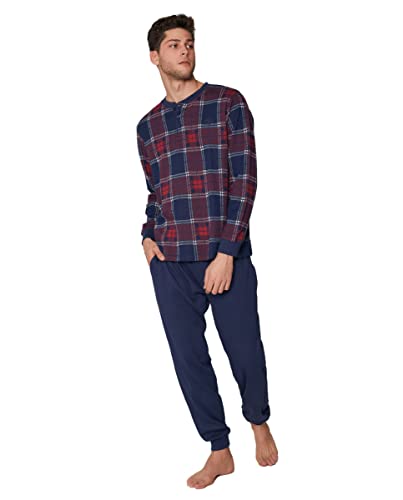 ANTONIO MIRO Pijama Manga Larga Jacquard para Hombre