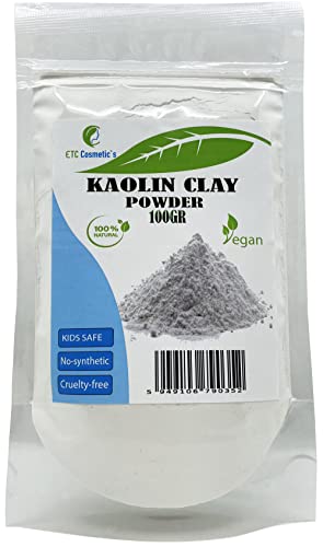 Arcilla Kaolin – 100gr – arcilla cosmética son ingredientes populares para muchas aplicaciones de cuidado de la piel y se puede utilizar en máscaras, limpiadores, jabones, cosméticos de color,cremas.