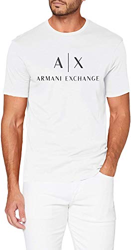 Armani Exchange 8nztcj Camiseta, Blanco (White 1100), S para Hombre