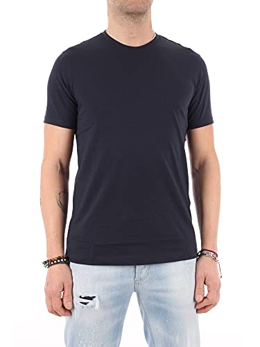 Armani Exchange Pima Small Logo Camiseta, Azul (Navy 1510), XX-Large para Hombre
