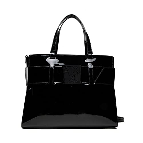 Armani Exchange Susi - Bolsa de la compra (talla única), color negro