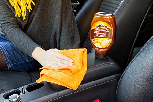 Armor All® - Cuidado de la piel cuero de la tapicería de tu coche, hidrata y conserva - Limpia, acondiciona y ayuda a restaurar su aspecto original y natural - 530 ml