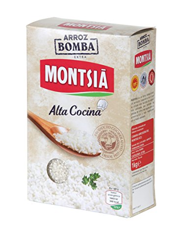 Arroz Bomba Denominación de Origen Delta del Ebro Montsia Envase al Vacío - 1 Kg