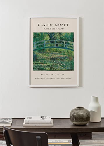 Artesta Lámina para enmarcar Water Lily Pond Exhibition - Claude Monet (20x30cm)