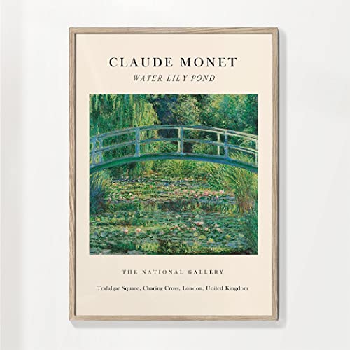 Artesta Lámina para enmarcar Water Lily Pond Exhibition - Claude Monet (20x30cm)