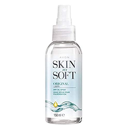 Avon Skin So Soft Original - Espray para cuidado corporal, con aceite de jojoba para todo tipo de pieles y propiedades repelentes de mosquitos