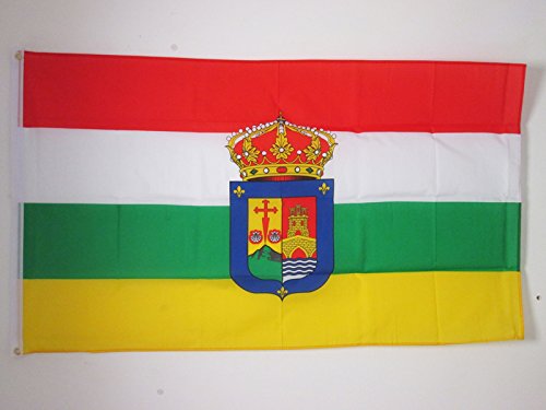 AZ FLAG Bandera de LA Rioja 150x90cm - Bandera RIOJANA 90 x 150 cm