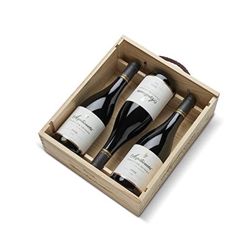 Azpilicueta Colección Privada Tinto Caja de madera Premium 3 botellas D.O.Ca Rioja Vino - 750 ml