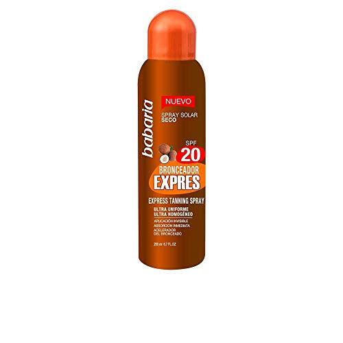 Babaria Solar Bronceador Express Vapo Spf20 200 Ml 1 Unidad 200 g