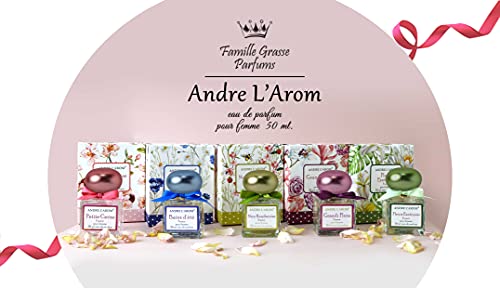 BAIES D'ÉTÉ Andre L’Arom - Eau de Parfum para mujer 50 ml - Cítrico - Fabricado en Francia - Producto de Grasse