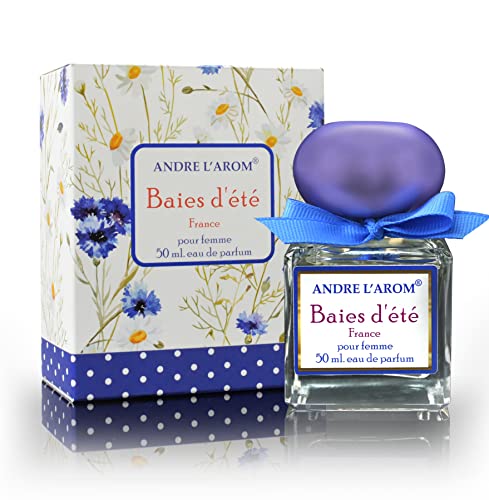 BAIES D'ÉTÉ Andre L’Arom - Eau de Parfum para mujer 50 ml - Cítrico - Fabricado en Francia - Producto de Grasse