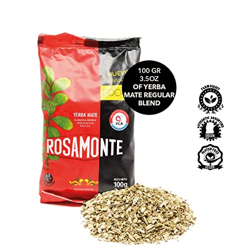 Balibetov Juego de 2 Mate de Calabaza y 1 Pack de 100gr de Yerba Mate – Mate Argentino – 2 Mate, 2 Bombillas, 1 Cepillo de Limpieza, 1 Bolsa Yerba Mate (Marron Oscuro - Natural)