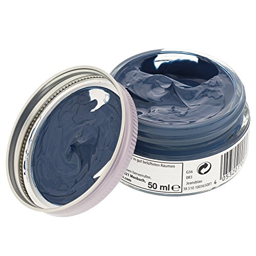 Bama Pflegecreme 50ml, Betún y reparación de Zapatos Unisex Adulto, Azul (Jeansblau), 50.00 ml