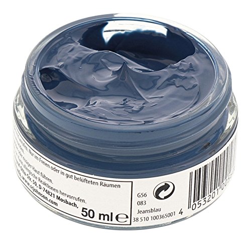 Bama Pflegecreme 50ml, Betún y reparación de Zapatos Unisex Adulto, Azul (Jeansblau), 50.00 ml