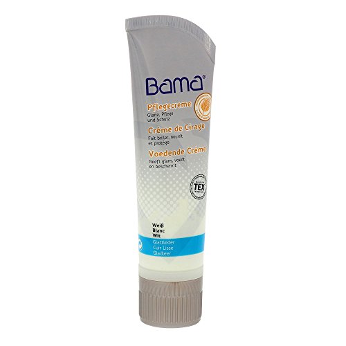 Bama Pflegecreme 75ml, Betún y reparación de Zapatos Unisex Adulto, Blanco (Weiss), 75.00 ml