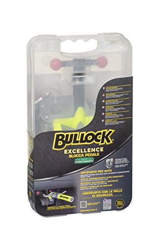 Barra antirrobo coche | Bullock Excellence automático 146142 | Sistema antirrobo de Alta resistencia, Amarillo.