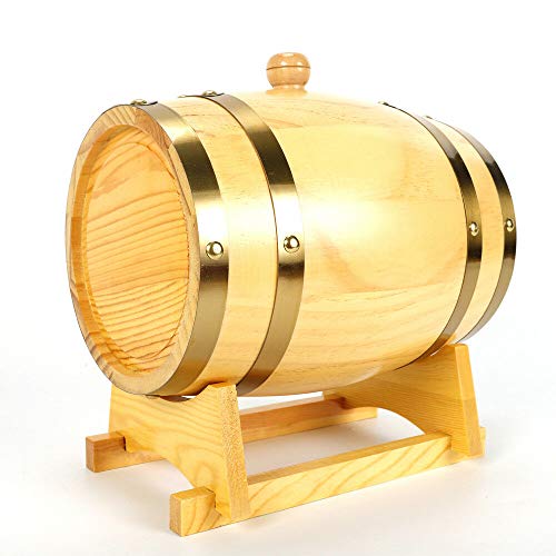 Barril de whisky de 5 litros, barril de madera, barril de licor con grifo