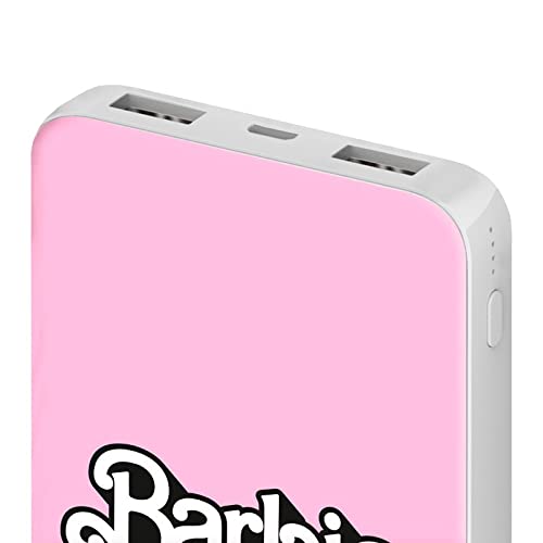 Batería Externa Universal Power Bank 10.000 mAh Licencia Barbie Rosa