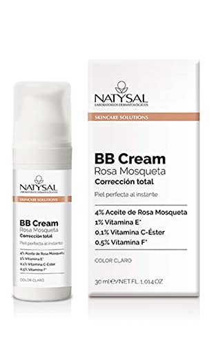 BB Cream Rosa Mosqueta 30 ml. Natysal. Hidrata ilumina y alisa las imperfecciones