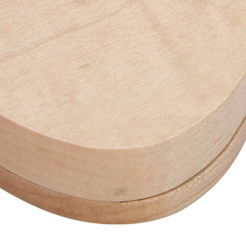 Bicaquu Caja de púas de Guitarra de Material de Madera de Arce fácil de Transportar, Caja de púas de Madera, para Amantes de los Instrumentos, Bandas Profesionales